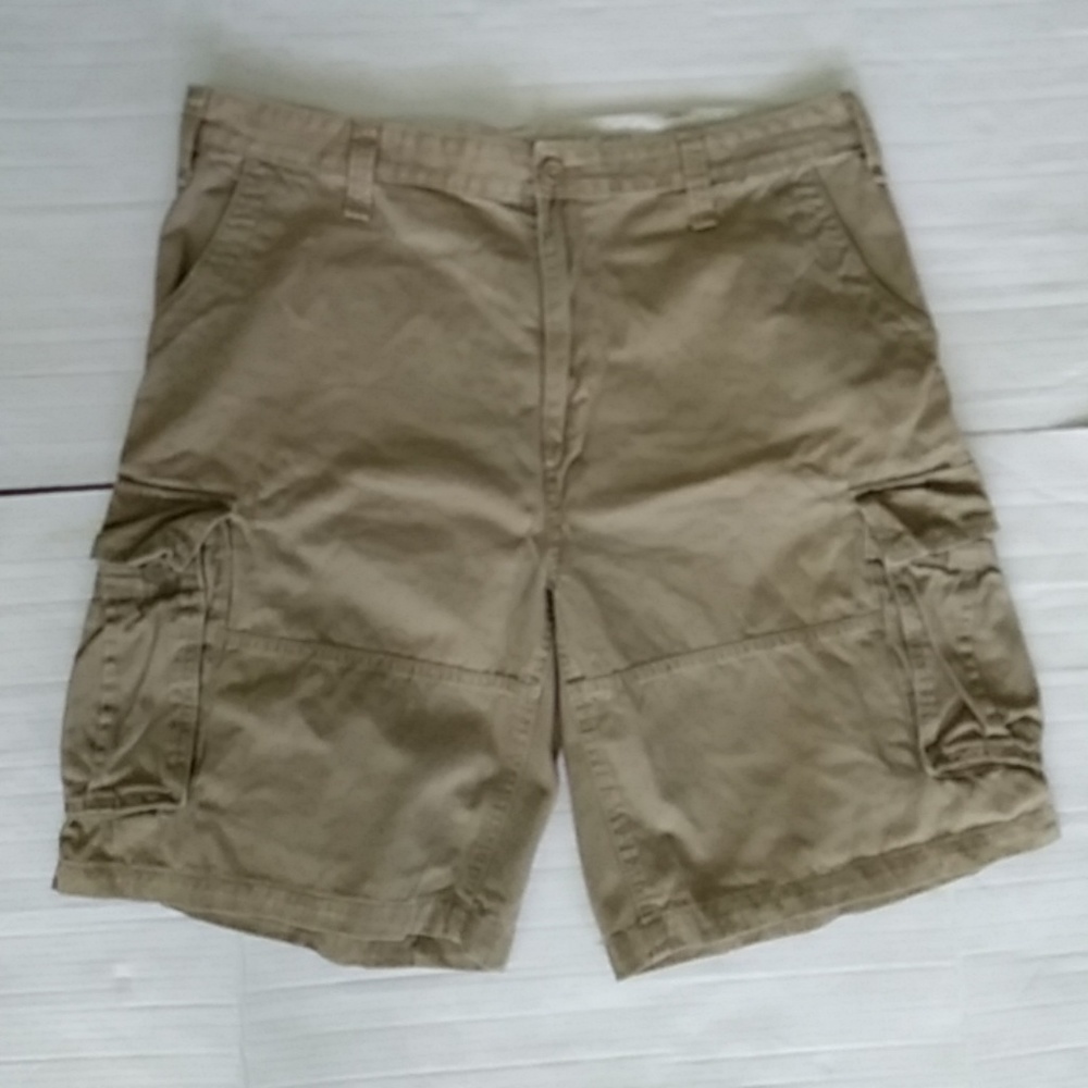 Nautica Jeans Mens 42 Shorts Cargo Beige